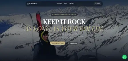 Projet Elie-Ski réalisé par Bixent